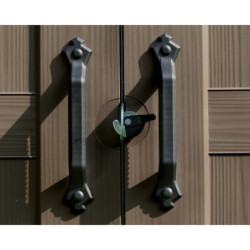 Abri de jardin Sydney 6,32m² en résine + Plancher Keter