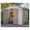 Abri de jardin Sydney 6,32m² en résine + Plancher Keter