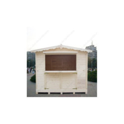 Chalet commerçant pliable en bois 266x237cm - 6,3m² Gardy Shelter