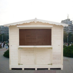 Chalet commerçant pliable en bois 266x237cm - 6,3m² Gardy Shelter