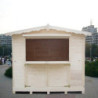 Chalet commerçant pliable en bois 266x237cm - 6,3m² Gardy Shelter