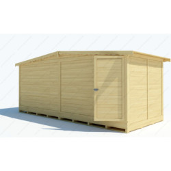 Chalet commerçant pliable 532x237cm en bois massif Gardy Shelter