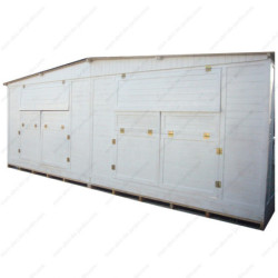 Chalet commerçant pliable 532x237cm en bois massif Gardy Shelter