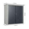 Armoire de jardin en métal anthracite 3200L Guardian TRIMETALS