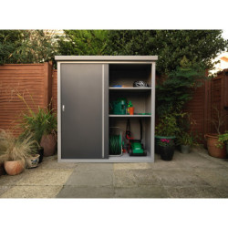 Armoire de jardin en métal anthracite 3200L Guardian TRIMETALS