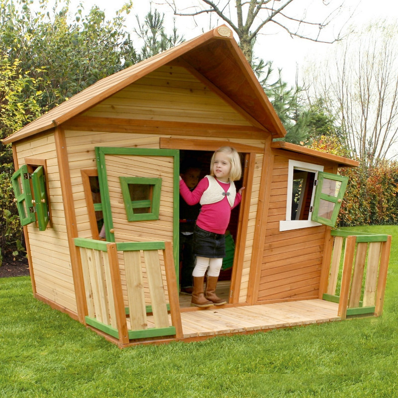 Cabane pour enfants en bois LISA 180x180x167cm AXI