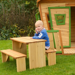 Cabane pour enfants en bois LISA 180x180x167cm AXI