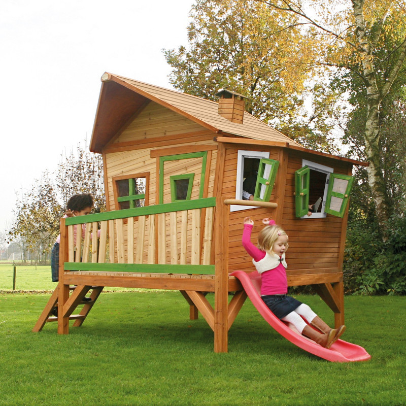 Cabane pour enfants en bois EMMA 340x180x223cm AXI