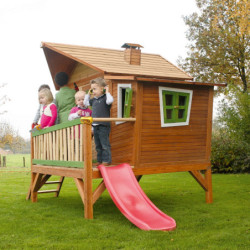 Cabane pour enfants en bois EMMA 340x180x223cm AXI