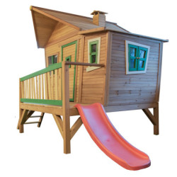 Cabane pour enfants en bois EMMA 340x180x223cm AXI