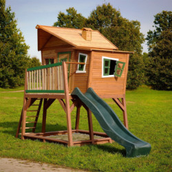 Cabane pour enfants en bois MAX 340x180x283cm AXI