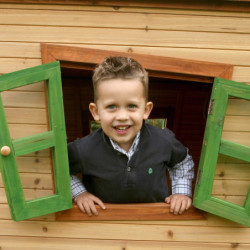 Cabane pour enfants en bois MAX 340x180x283cm AXI