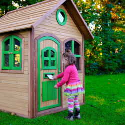 Cabane pour enfants en bois JULIA 118x120x174cm AXI