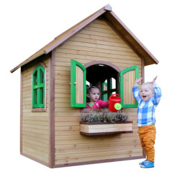 Cabane pour enfants en bois JULIA 118x120x174cm AXI