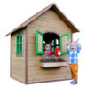 Cabane pour enfants en bois JULIA 118x120x174cm AXI
