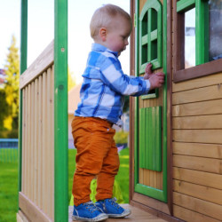 Cabane pour enfants en bois TOM 285x172x230cm AXI