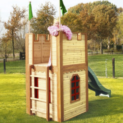 Château pour enfants en bois ARTHUR 110x306x195cm AXI