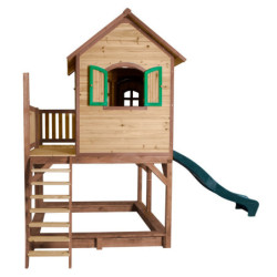 Cabane pour enfants en bois LIAM sans balançoire 118x120x174cm AXI