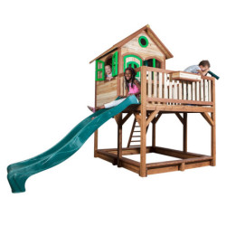 Cabane pour enfants en bois LIAM sans balançoire 118x120x174cm AXI