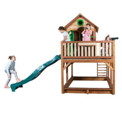 Cabane pour enfants en bois LIAM sans balançoire 118x120x174cm AXI