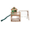 Cabane pour enfants en bois LIAM avec 2 balançoires 118x120x174cm AXI