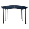 Carport en alu anthracite 3x5,05m + Toit polycarbonate 6mm X-METAL