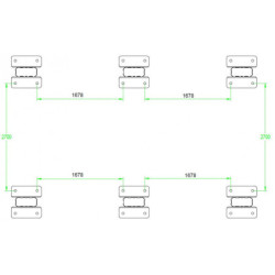 Carport en alu anthracite 3x5,05m + Toit polycarbonate 6mm X-METAL