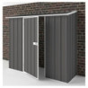Abri en métal 1,70m² finition Colorbond gris Compact - Easyshed