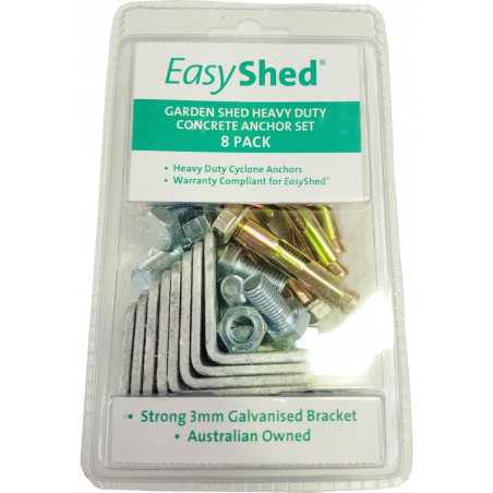 Kit d'ancrage -  Abris de jardin en métal EasyShed