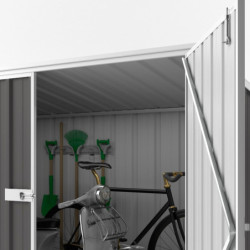 Abri en métal Colorbond gris de 2,02m² Bikestore Easyshed