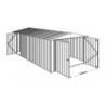 Garage en acier Zincalume Colorbond 19,95m² Hauteur 2,3m EASYSHED