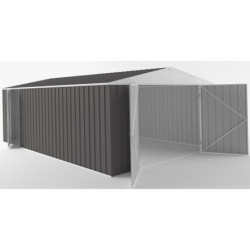 Garage en acier Zincalume Colorbond 19,95m² Hauteur 2,3m EASYSHED