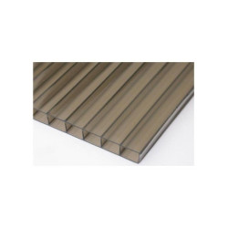 Carport en alu anthracite 3x3,63m + polycarbonate 6mm X-METAL