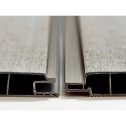 Abri toit plat en résine brossée Brossium 4,7m² + Plancher Keter