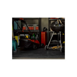 Abri toit plat en résine brossée Brossium 4,7m² + Plancher Keter