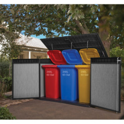 Keter coffre de jardin en résine brossée Brossium 2100L