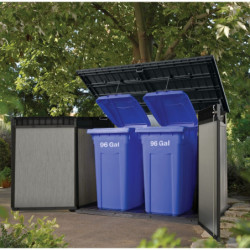 Keter coffre de jardin en résine brossée Brossium 2100L