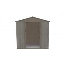 Abri de jardin en métal de 2,43m² - Métal imitation bois