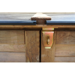 Coffre de jardin en bois autoclave Trocadero 2000L