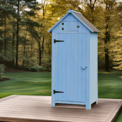 Armoire de jardin en bois lasuré 0,41m² Habrita