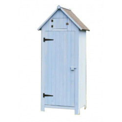Armoire de jardin en bois lasuré 0,41m² Habrita