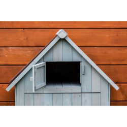 Armoire de jardin en bois lasuré 0,41m² Habrita