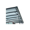 Carport double en alu anthracite et polycarbonate 6mm X-METAL