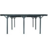 Carport double en alu anthracite et polycarbonate 6mm X-METAL