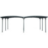 Carport double en alu anthracite et polycarbonate 6mm X-METAL