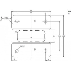 Carport double en alu anthracite et polycarbonate 6mm X-METAL