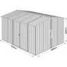 Abri atelier en métal couleur ardoise 11,25m² 375x300cm EASYSHED
