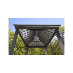 Pergola en aluminium anthracite Messina BBQ 2x3m - SOJAG