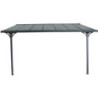 Pergola adossée en alu ajustable - 3,05x4,36m X-METAL