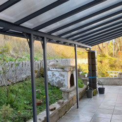 Pergola adossée en alu ajustable - 3,05x4,36m X-METAL